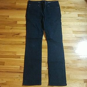 Gap Black Corduroy Straight Fit